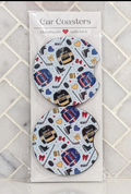 Hockey Car Coasters