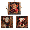 Cozy Winter Baby on the Farm Ornament