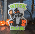Witch Please Raccoon Air Freshie